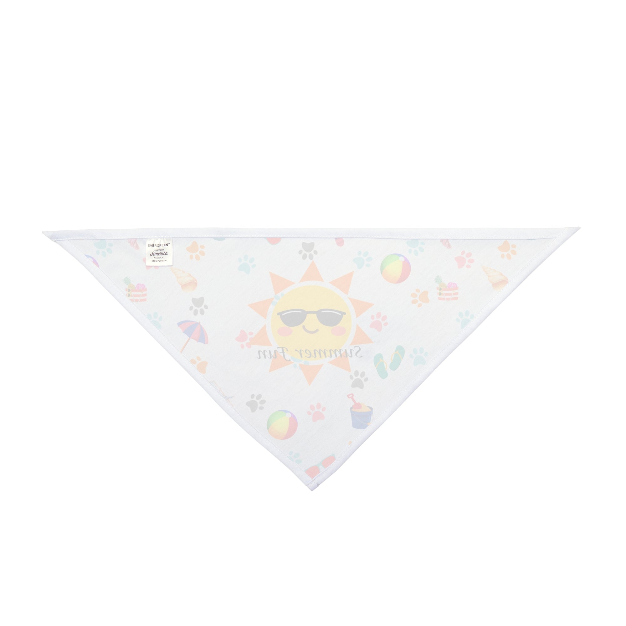 Summer Fun Pet Bandana, Cute Pet Accessory, Pet Bandana for Summer Vacations, Beach Outfits for Pets, Fun Pet Gift, Beach Vibes