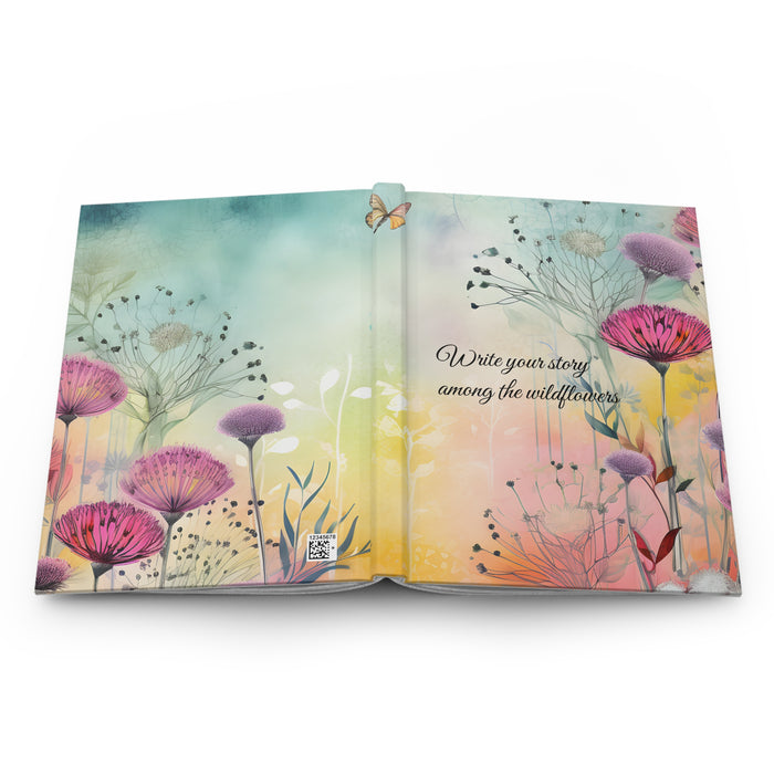 Wildflower Hardcover Journal, Write Your Story, Nature Lover Gift