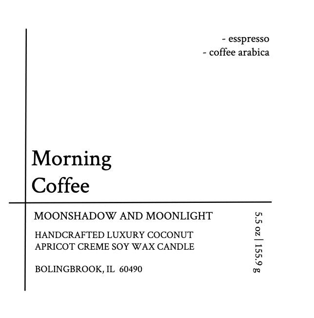 Morning Coffee Candle – Espresso & Arabica Blend