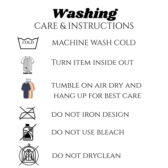 washing and care instructions