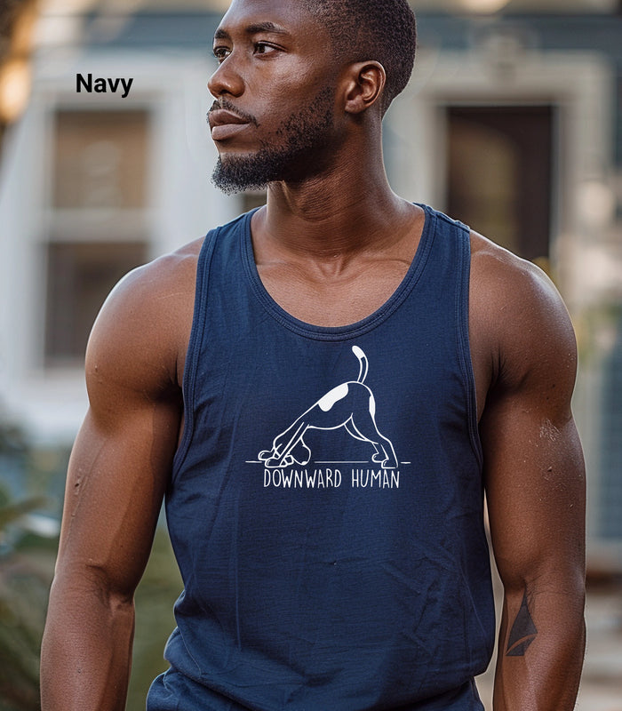Yoga Shirt, Dog Yoga Shirt, Yoga Lover Tank, Dog Lover Shirt, Funny Yoga Gift, Meditation Shirt, Yoga Class Gift, Yoga Instructor Shirt