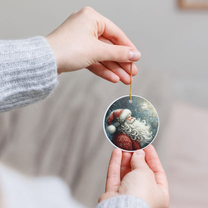 Believe in the Magic Santa Ornament, Nostalgic Christmas Keepsake