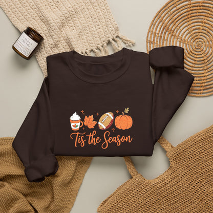 Embroidered Fall Tis The Season Sweatshirt