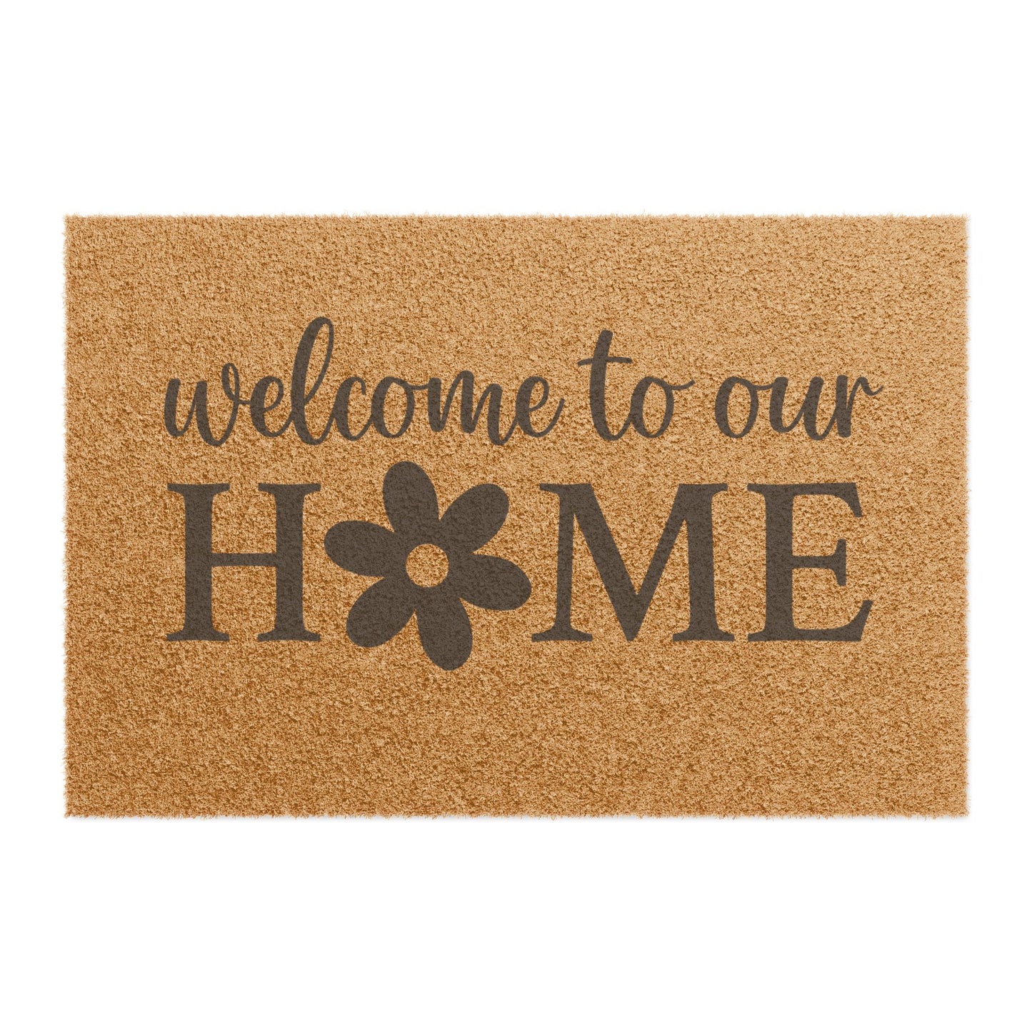 welcome to our HOME doormat, coir entrance mat