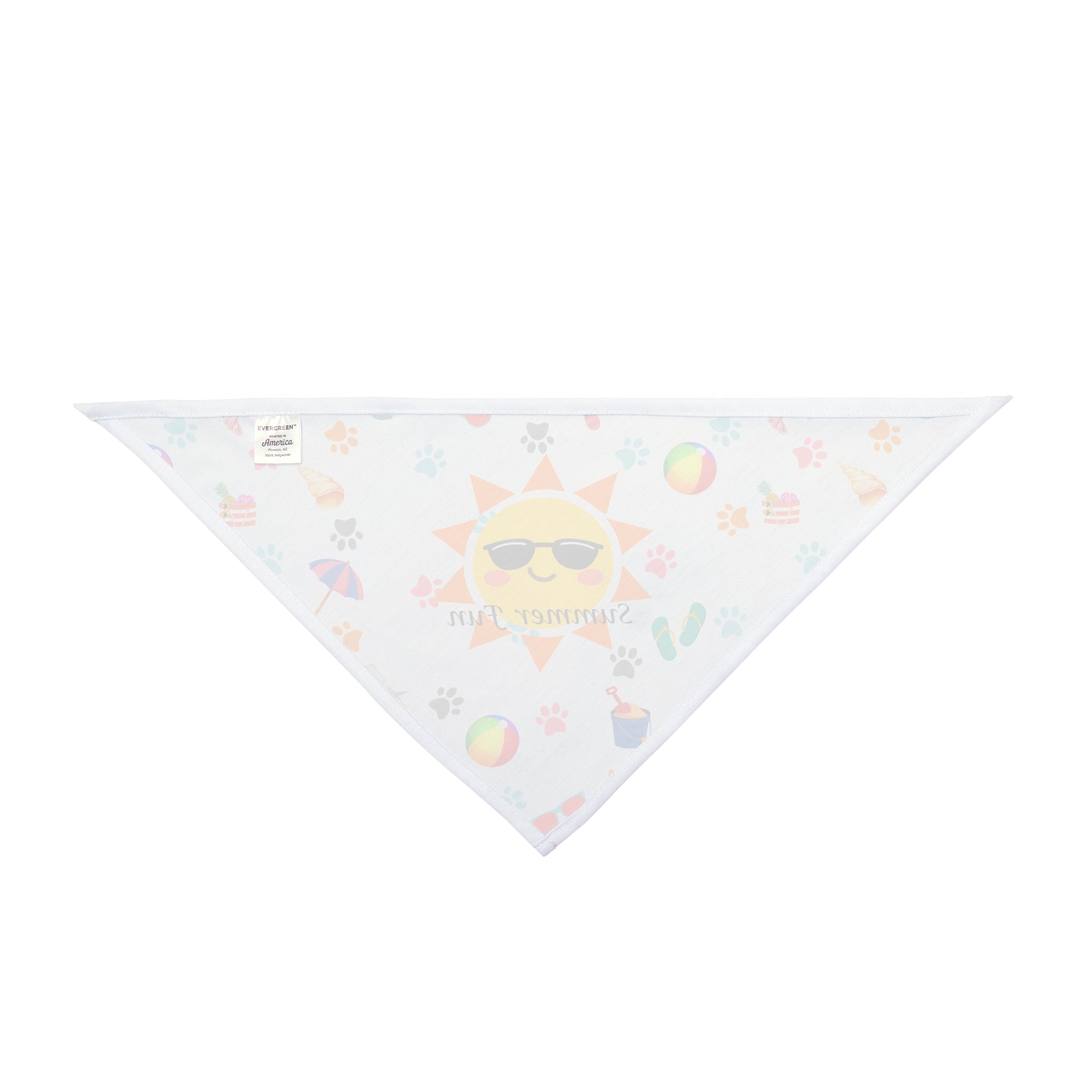 Summer Fun Pet Bandana, Cute Pet Accessory, Pet Bandana for Summer Vacations, Beach Outfits for Pets, Fun Pet Gift, Beach Vibes