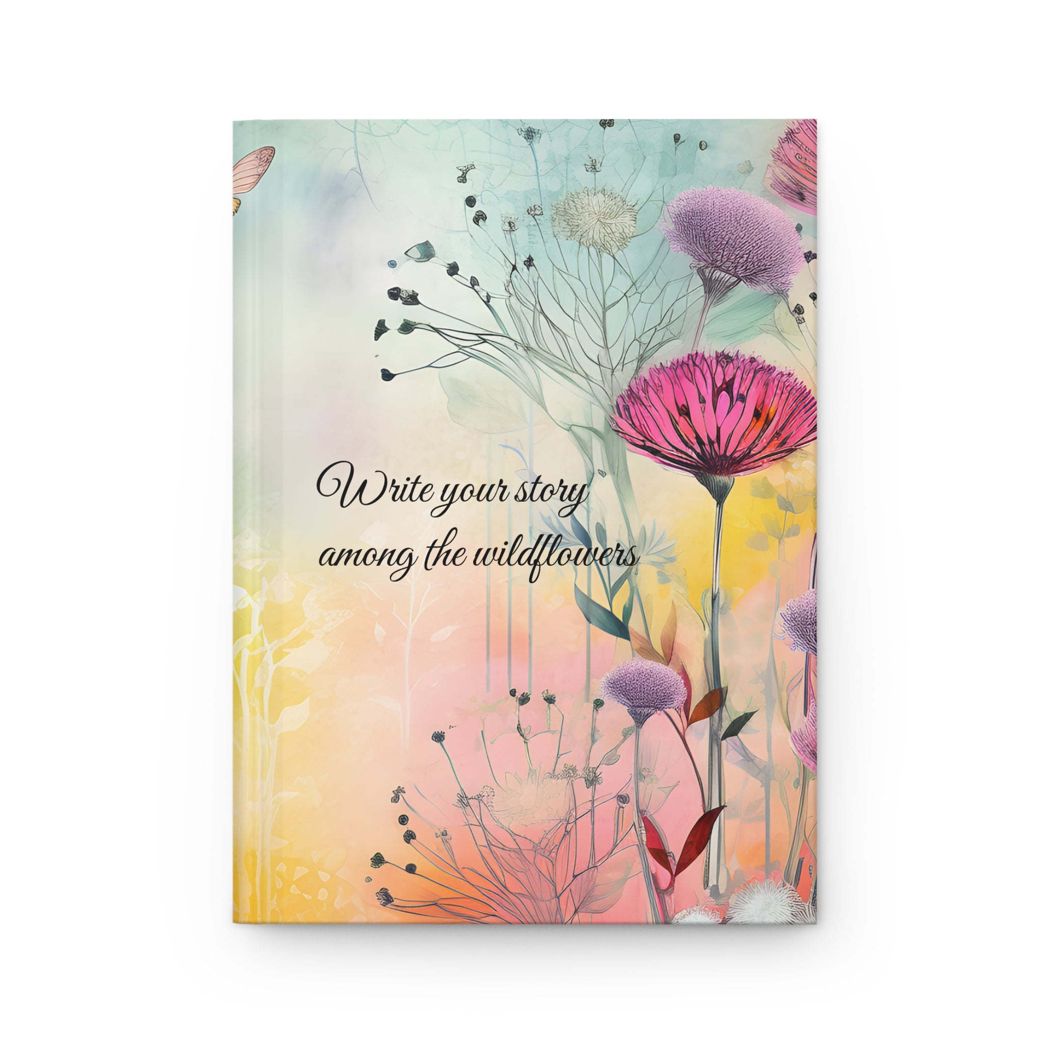 Wildflower Hardcover Journal, Write Your Story, Nature Lover Gift