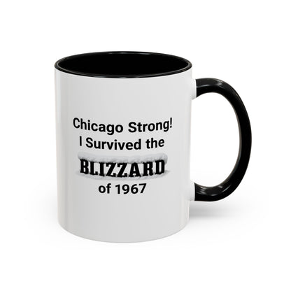 Chicago Strong! I Survived the Blizzard of 1967 Mug, Vintage Winter Tribute