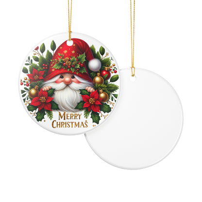 Gnome Christmas Ornament, Holiday Decor, Merry Christmas, Christmas Tree Ornament, Festive Ornament, Keepsake, Xmas