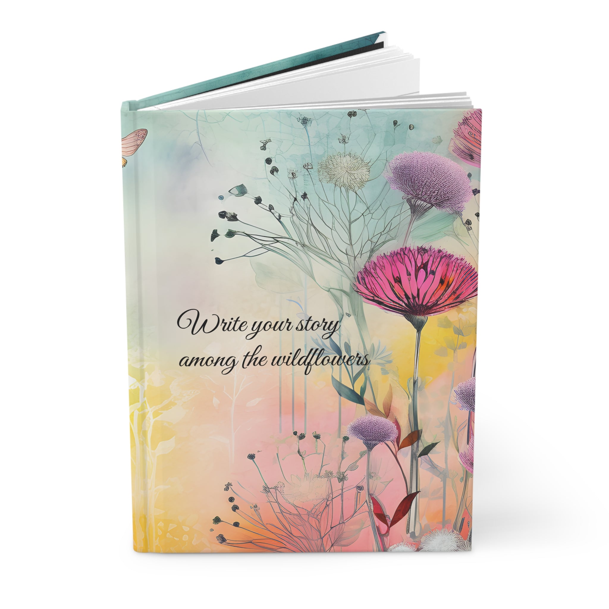 Wildflower Hardcover Journal, Write Your Story, Nature Lover Gift