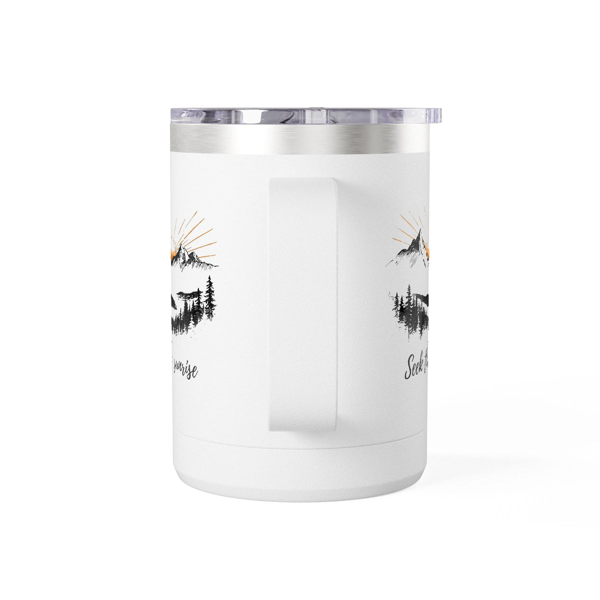 Seek the Sunrise Mug, 15 oz