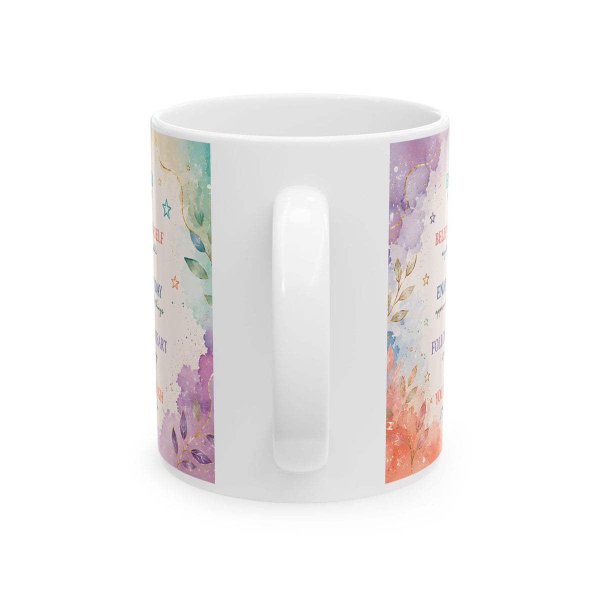 Be Kind to Yourself Inspirational Mug, Positive Affirmations & Self-Love Gift