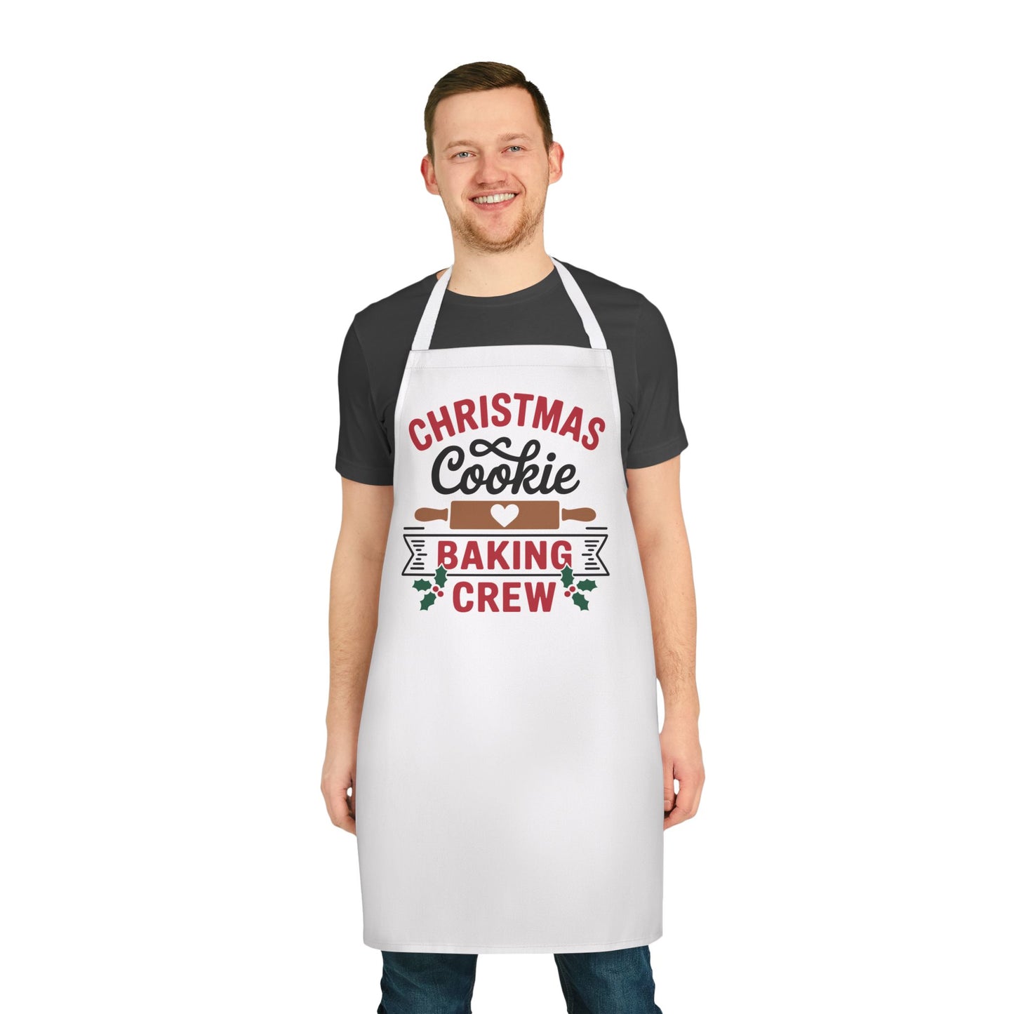 Christmas Cookie Baking Crew Apron, Holiday Baking Apron