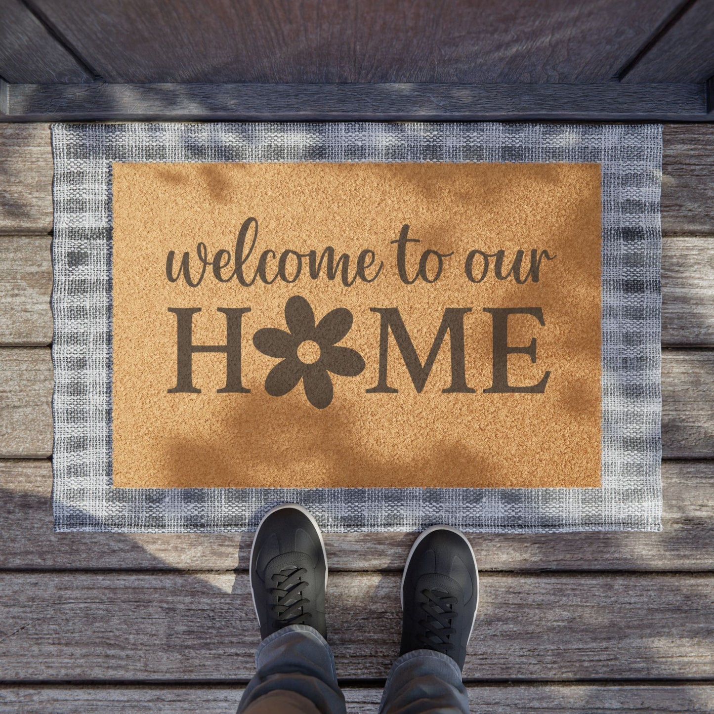 welcome to our HOME doormat, coir entrance mat