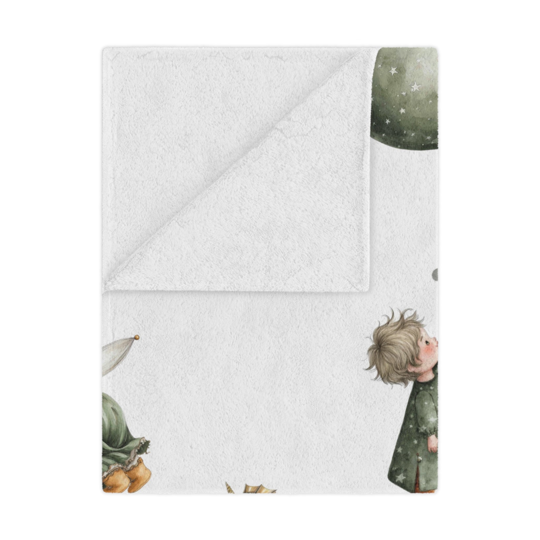 Whimsical Children's Fairytale Blanket, Personalized Gift, Nursery Decor, Fantasy Themed Blanket, Soft Plush Throw