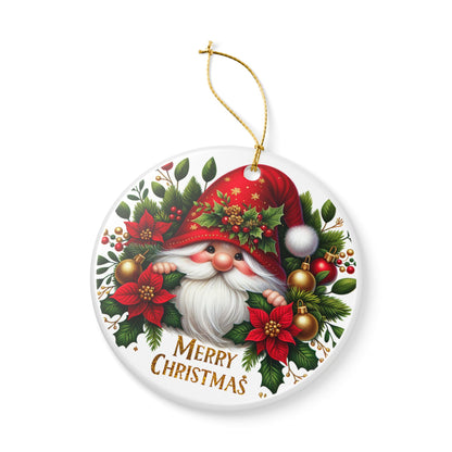 Gnome Christmas Ornament, Holiday Decor, Merry Christmas, Christmas Tree Ornament, Festive Ornament, Keepsake, Xmas