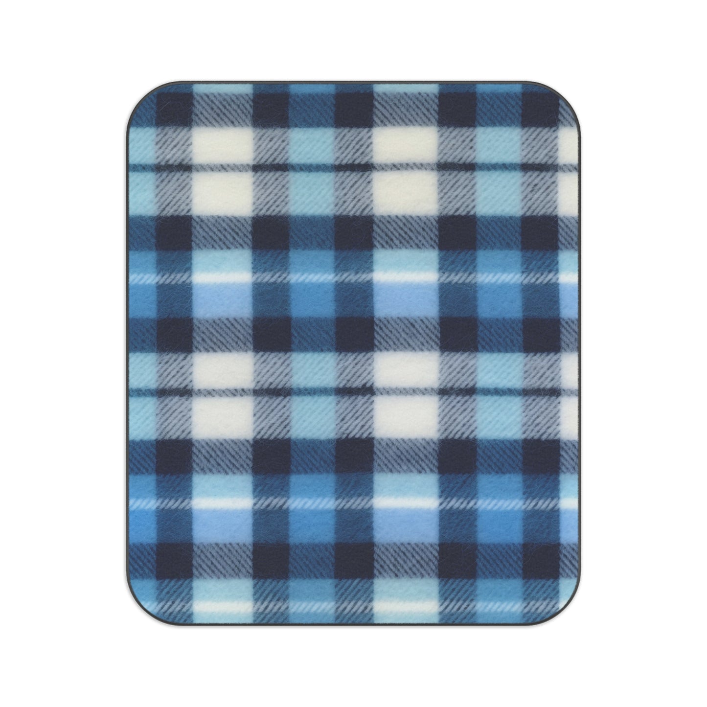 Blue Plaid Picnic Blanket, Classic Checkered Outdoor Blanket for Picnics, Camping & Family Outings