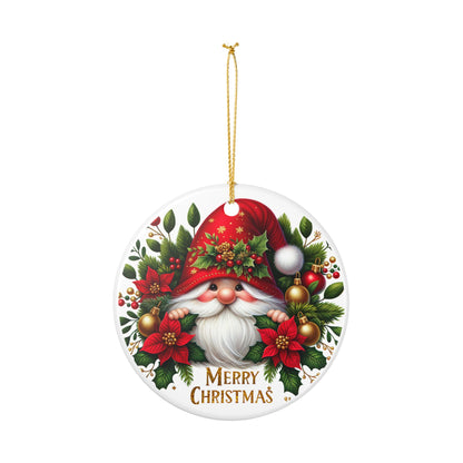 Gnome Christmas Ornament, Holiday Decor, Merry Christmas, Christmas Tree Ornament, Festive Ornament, Keepsake, Xmas