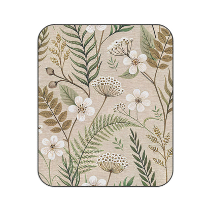 Boho Botanical Wildflower Picnic Blanket