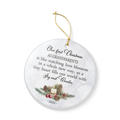 Our First Christmas as Grandparents Ornament 2025, Sentimental Keepsake