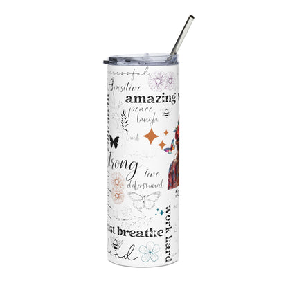 Boho Wild & Free Affirmations Tumbler, 20 oz