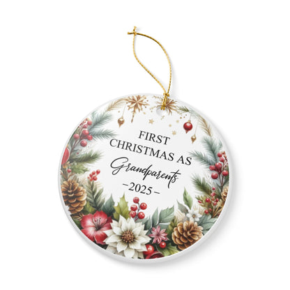 First Christmas as Grandparents Ornament 2025, Holiday Keepsake