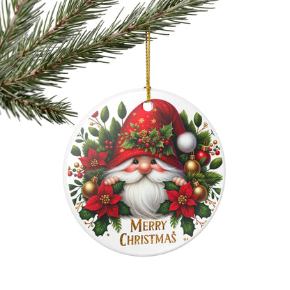 Gnome Christmas Ornament, Holiday Decor, Merry Christmas, Christmas Tree Ornament, Festive Ornament, Keepsake, Xmas