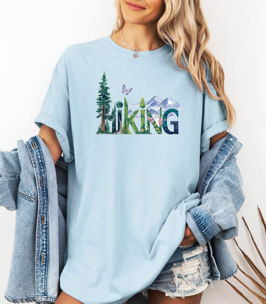 Hiking Adventure T-shirt, Wilderness Lover Apparel, Gift for Hikers, Camping & Hiking Shirt