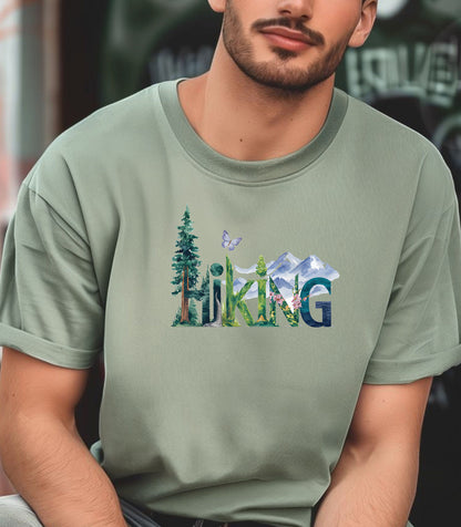 Hiking Adventure T-shirt, Wilderness Lover Apparel, Gift for Hikers, Camping & Hiking Shirt