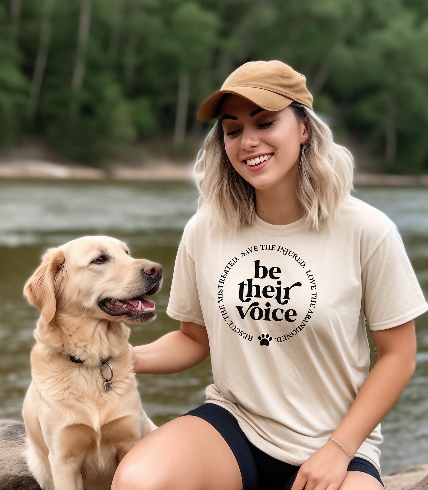 Be Their Voice T-Shirt, Animal Rescue Apparel, Conscious Clothing, Gift for Animal Lovers, Pet Adoption Tee