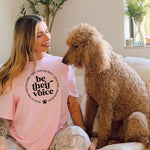 Be Their Voice T-Shirt, Animal Rescue Apparel, Conscious Clothing, Gift for Animal Lovers, Eco-Friendly Fashion
