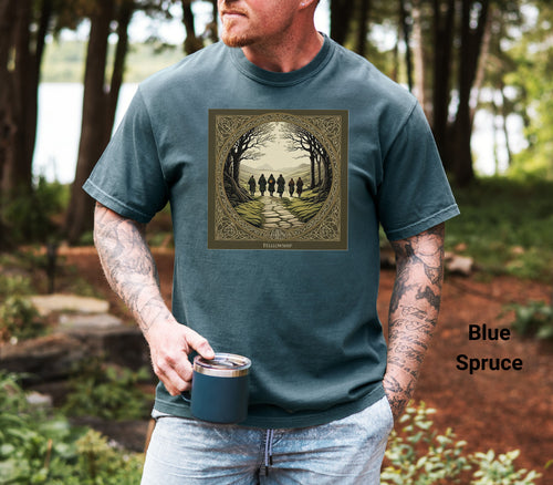 Fellowship T-Shirt, Fantasy Adventure T-Shirt, Middle Earth Tee, Hobbit Style, Epic Quest T-Shirt, Heroic Journey, Adventure, Comfort Colors® Tee