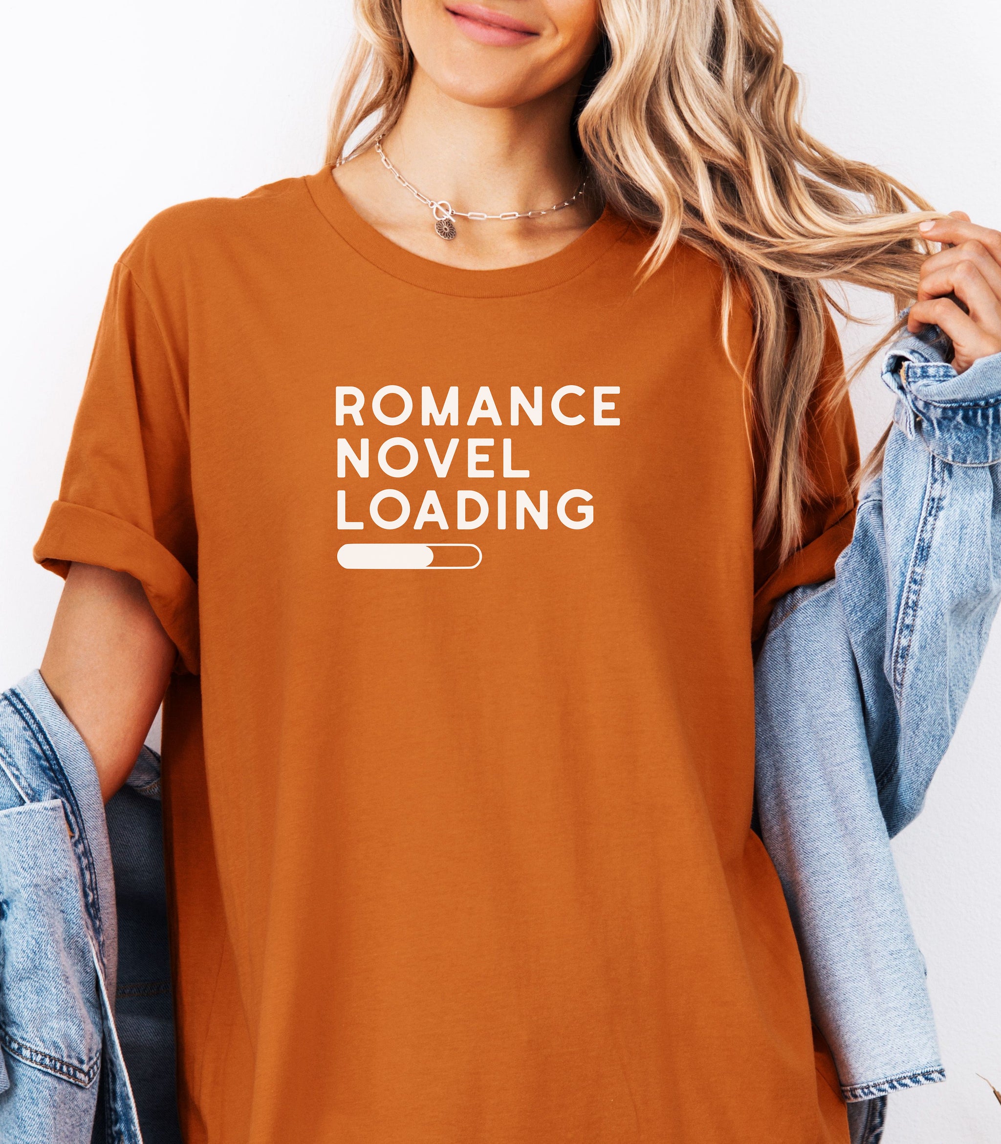 Romance Novel Loading T-Shirt – Bookish Gift for Romance Readers & Writers