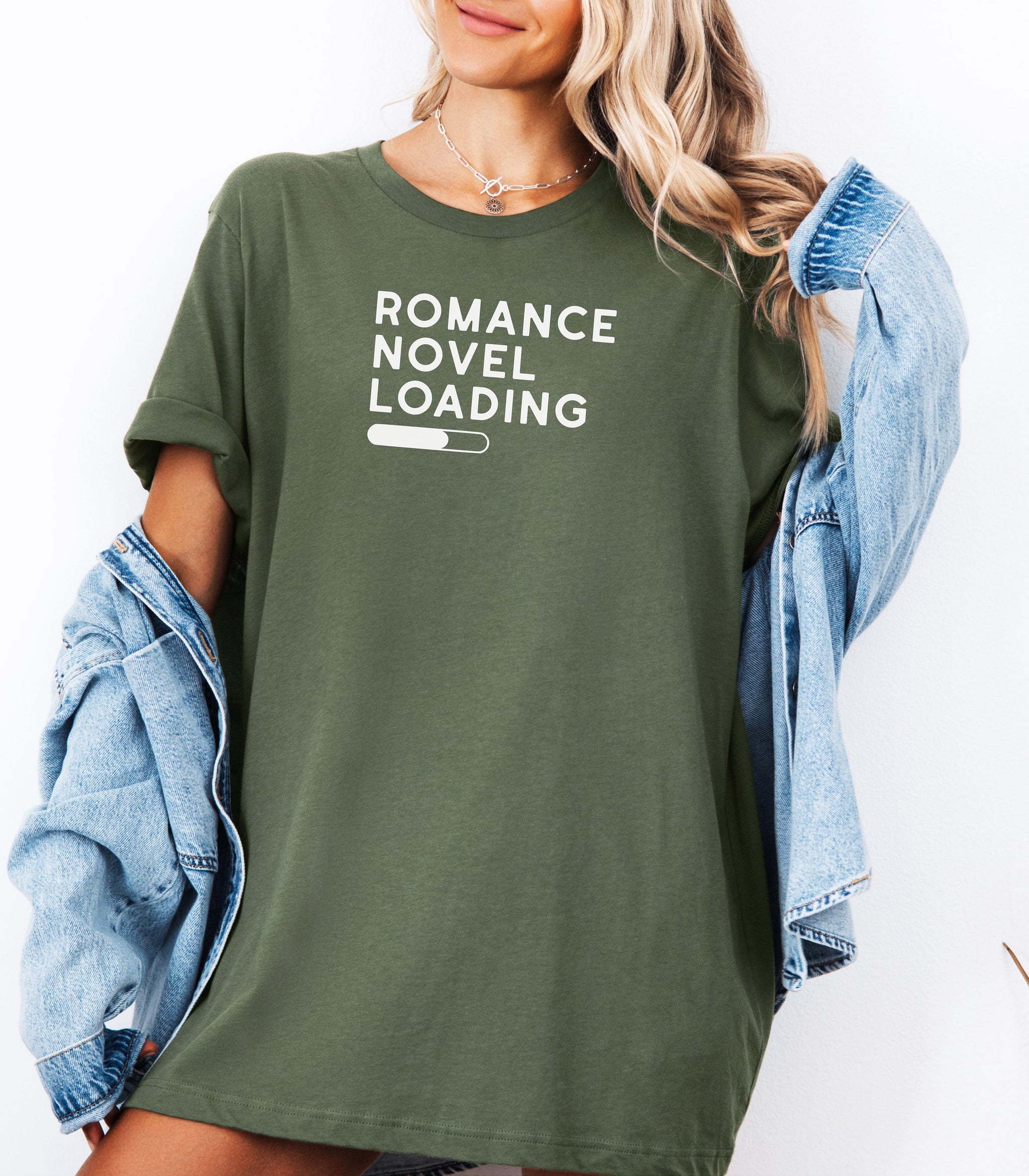 Romance Novel Loading T-Shirt – Bookish Gift for Romance Readers & Writers