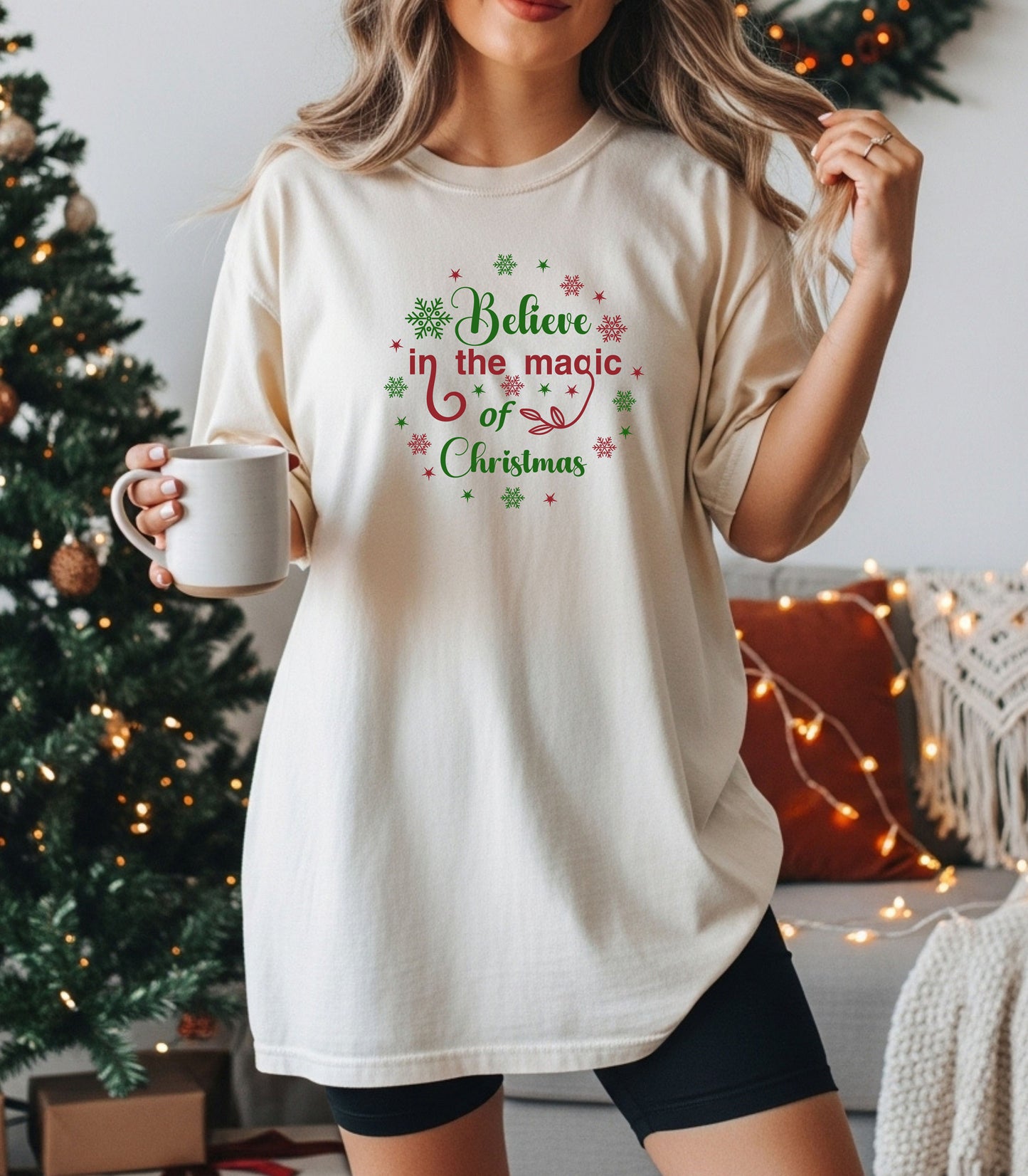 Believe in the Magic of Christmas T-Shirt, Festive Holiday Tee
