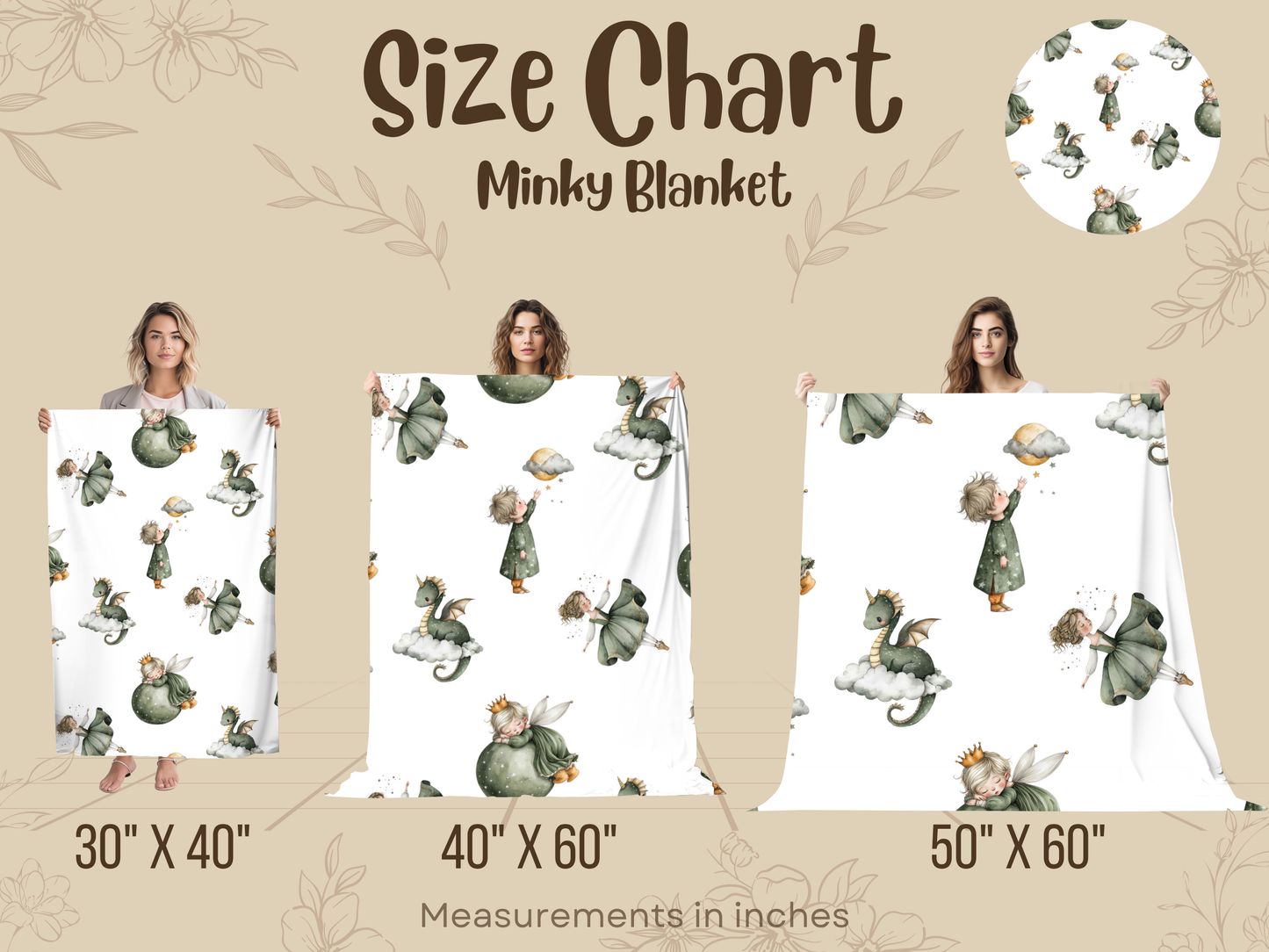 Personalized Whimsical Children's Fairytale Blanket, Nursery Decor, Fantasy Themed Blanket, Soft Plush Throw