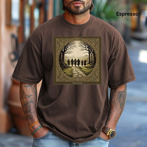 Fellowship T-Shirt, Fantasy Adventure T-Shirt, Middle Earth Tee, Hobbit Style, Epic Quest T-Shirt, Heroic Journey, Adventure, Comfort Colors® Tee