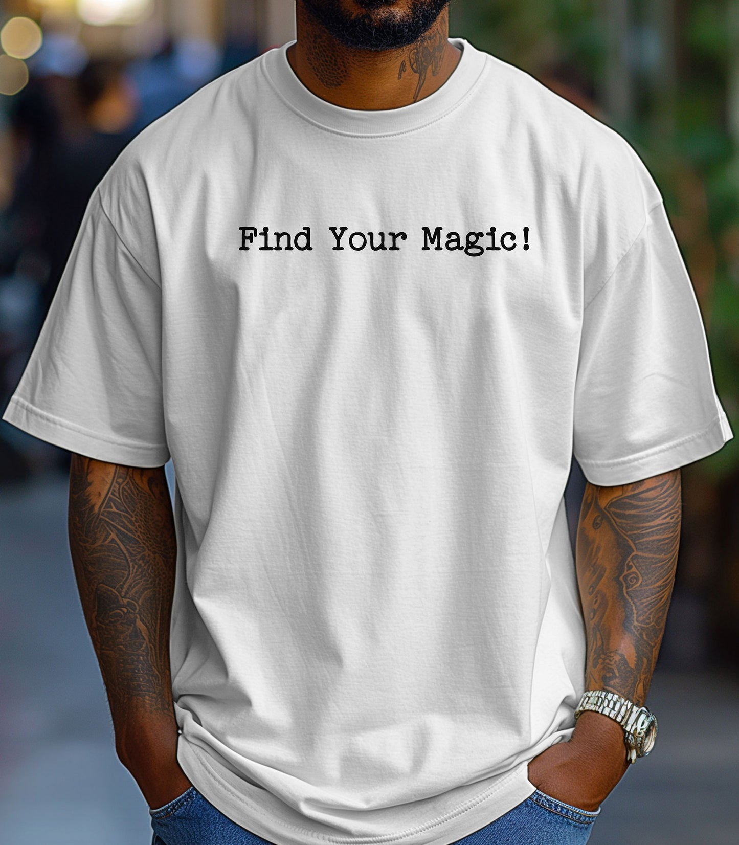 Find Your Magic T-shirt | Inspirational Minimal Text Tee