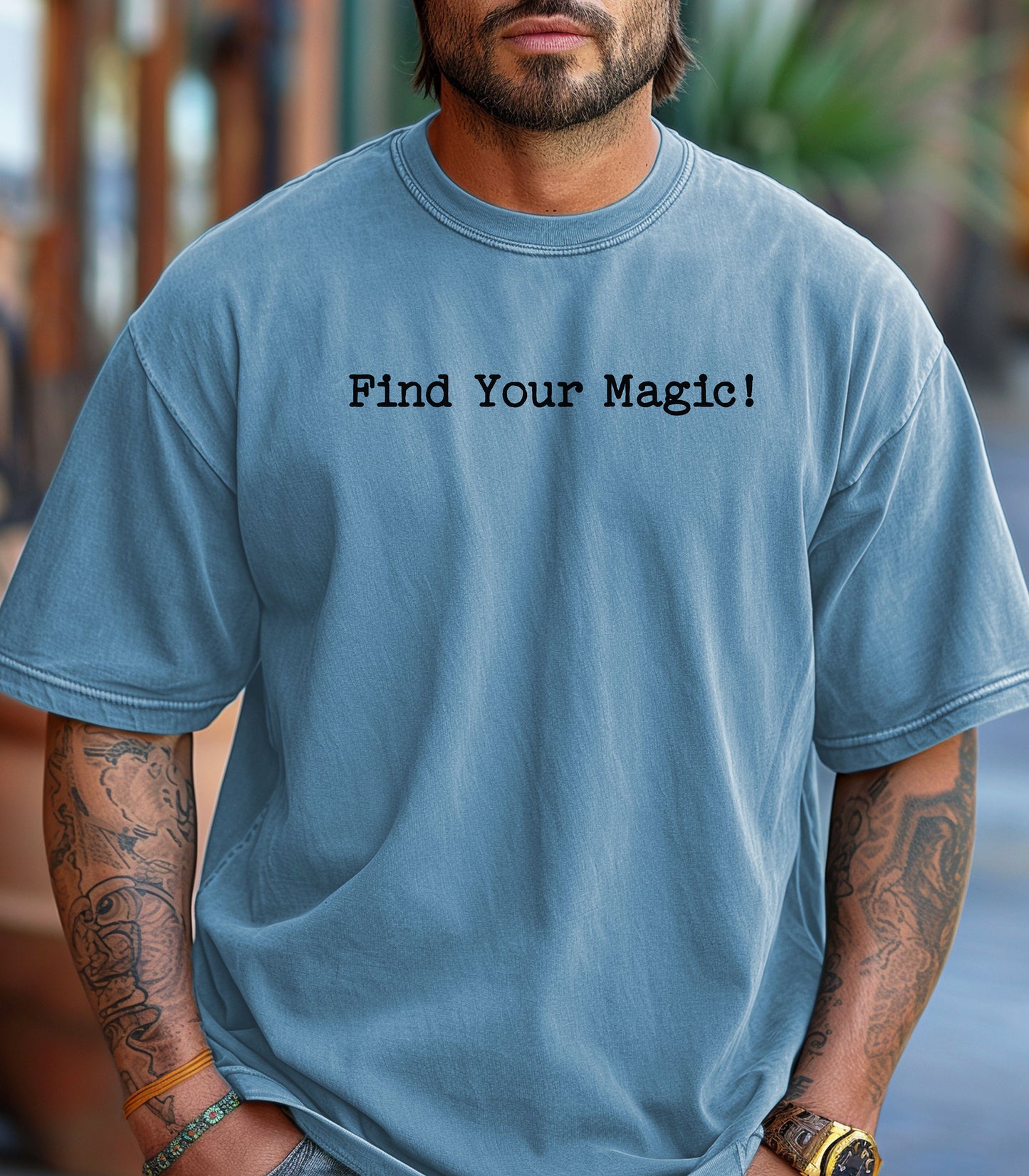 Find Your Magic T-shirt | Inspirational Minimal Text Tee