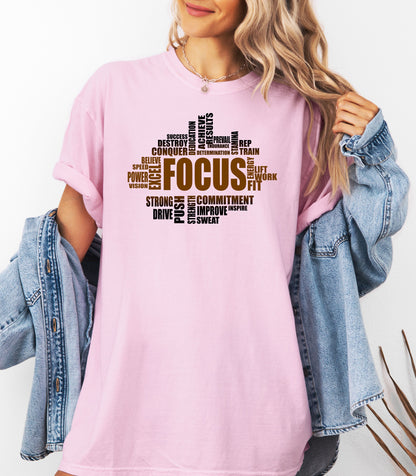 FOCUS Motivational Gym T-Shirt