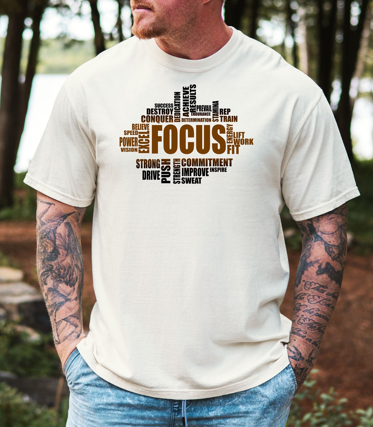 FOCUS Motivational Gym T-Shirt
