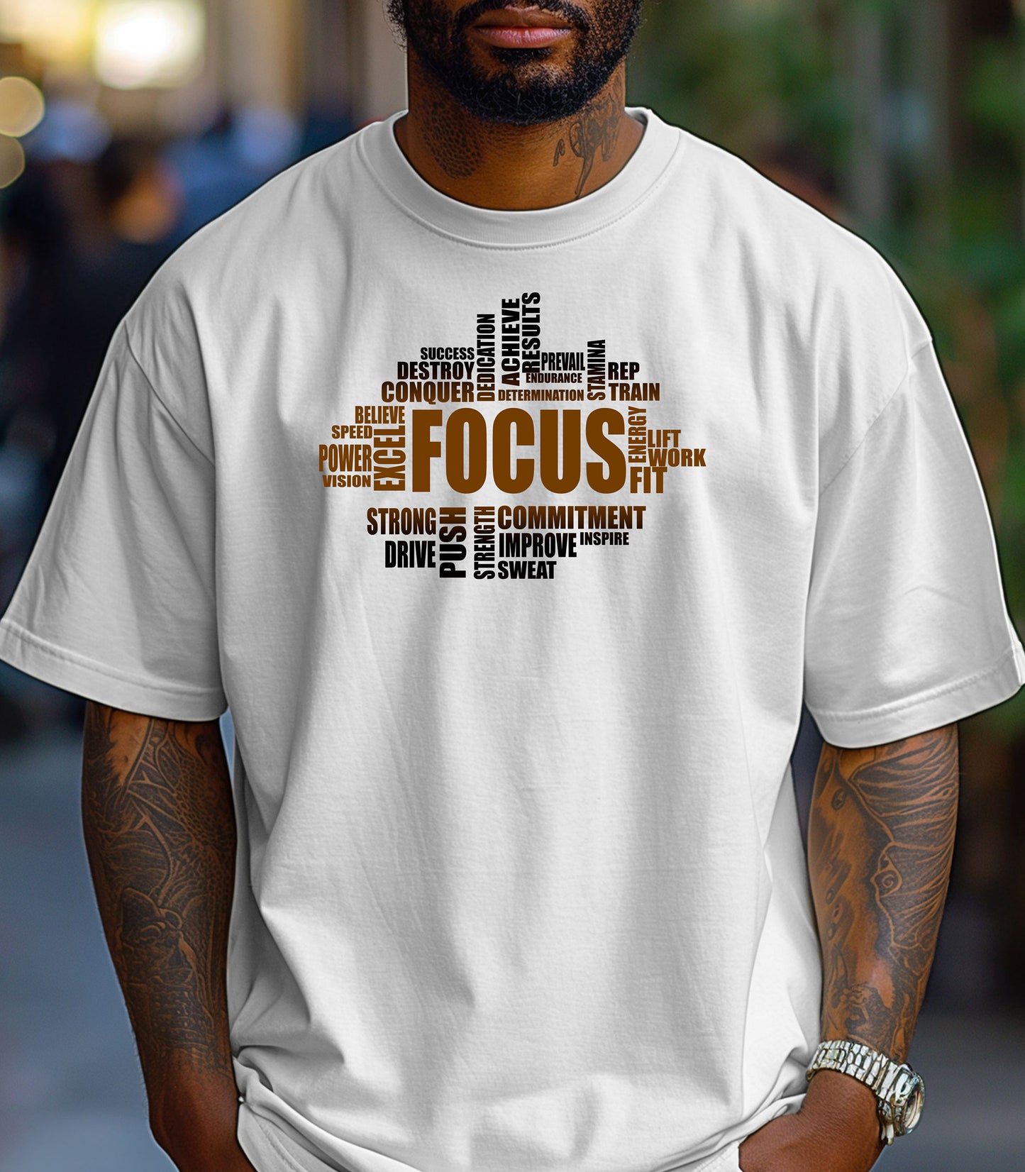 FOCUS Motivational Gym T-Shirt