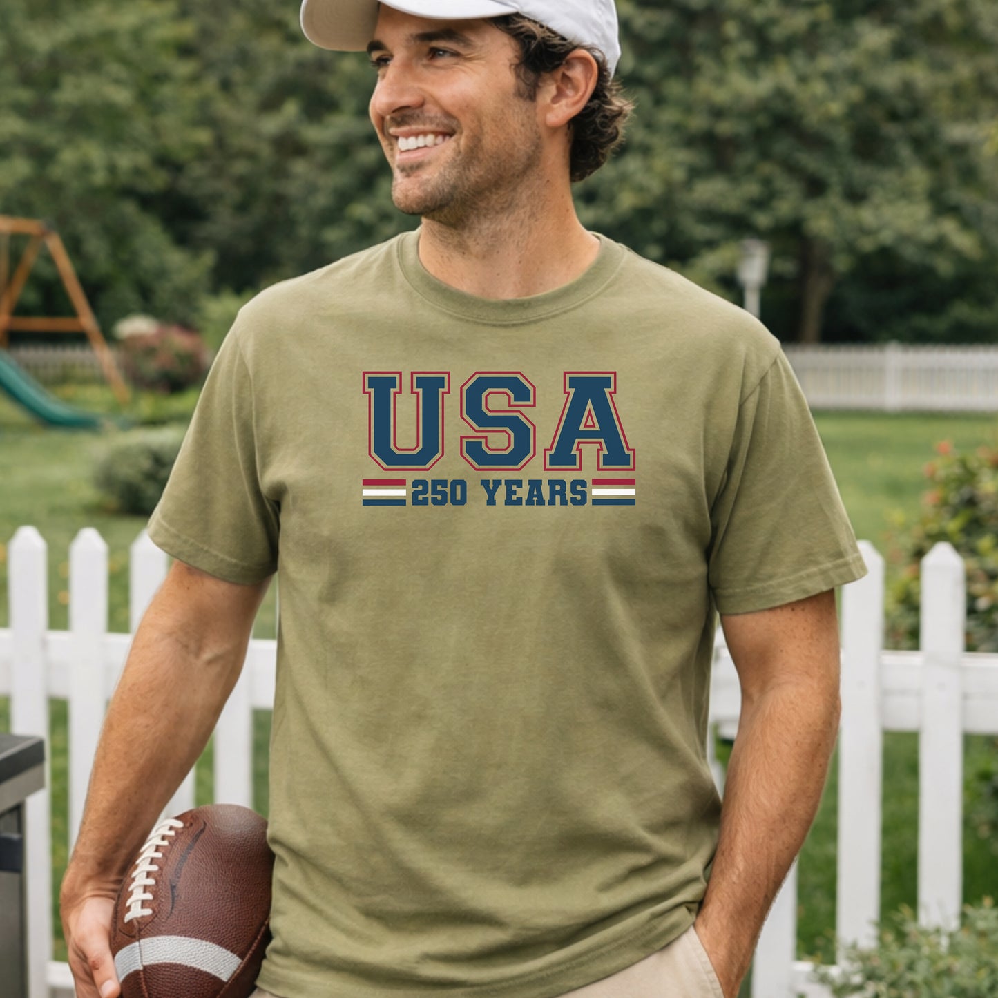 USA 250 Years T-Shirt, Patriotic Independence Day 250th Anniversary Tee