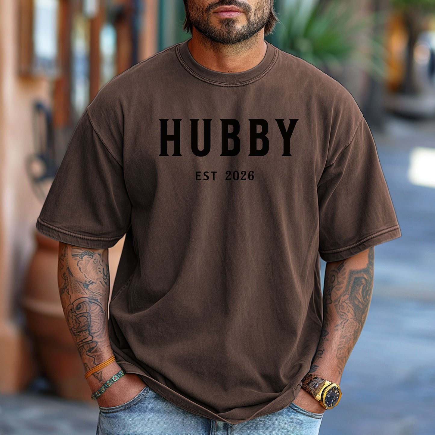 Personalized Hubby Shirt, Honeymoon Shirt, Wedding Shirt, Just Married Shirt, Matching Couple Shirt, Anniversary Tee, Engagement Announcement Shirt
