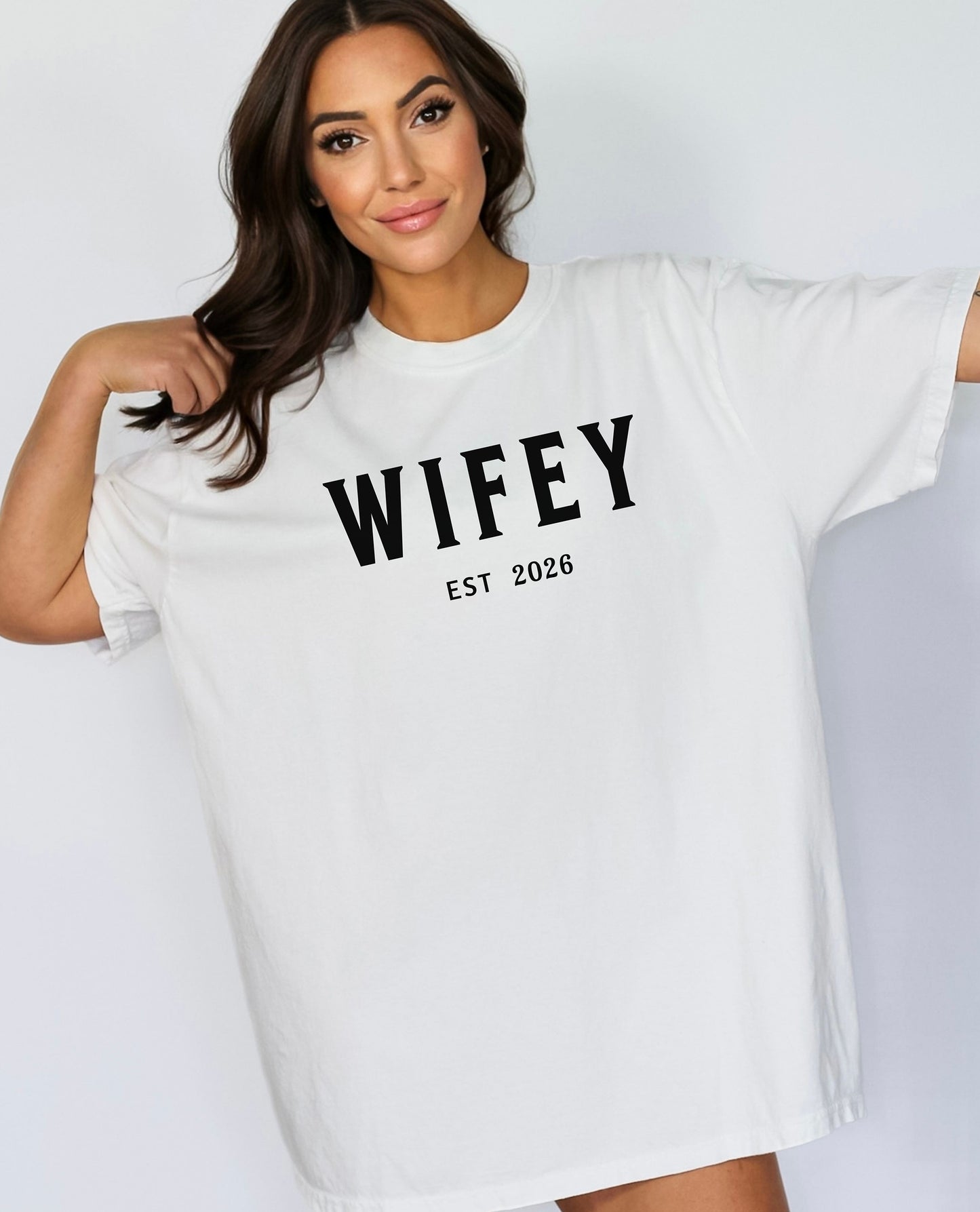 Personalized Wifey Shirt, Honeymoon Shirt, Wedding Shirt, Just Married Shirts, Matching Couple Shirt, Anniversary Tee, Bride T-Shirt