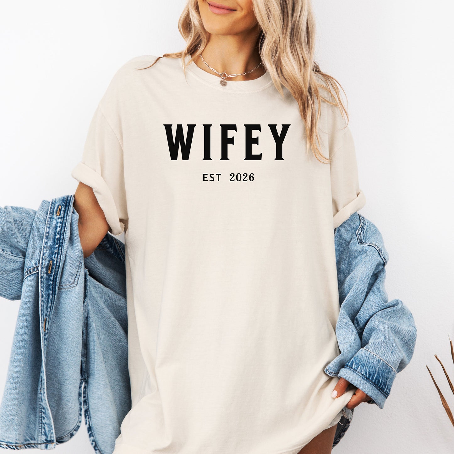 Personalized Wifey Shirt, Honeymoon Shirt, Wedding Shirt, Just Married Shirts, Matching Couple Shirt, Anniversary Tee, Bride T-Shirt