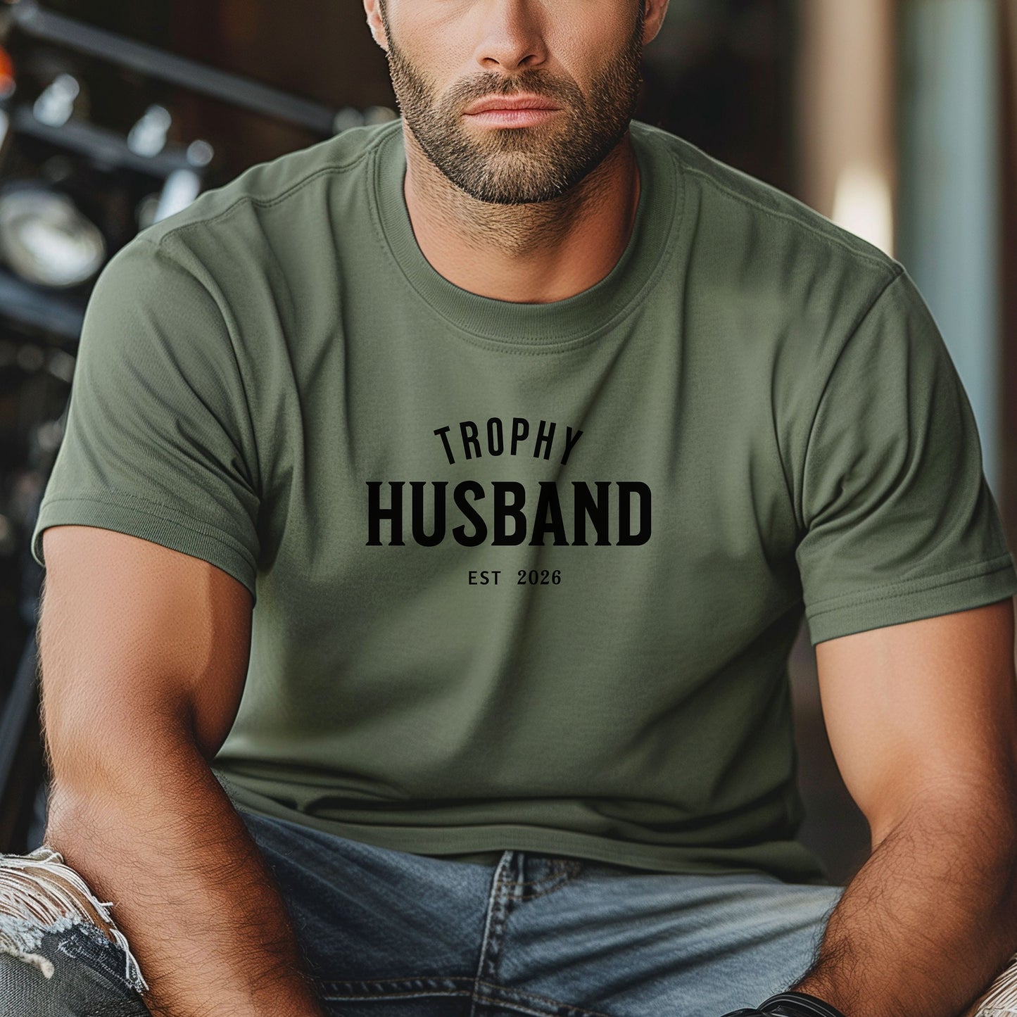Personalized Trophy Husband Shirt, Gift For Him, Funny Husband Shirt, Anniversary Gift For Him, Gift For Husband, Anniversary Present, Father's Day