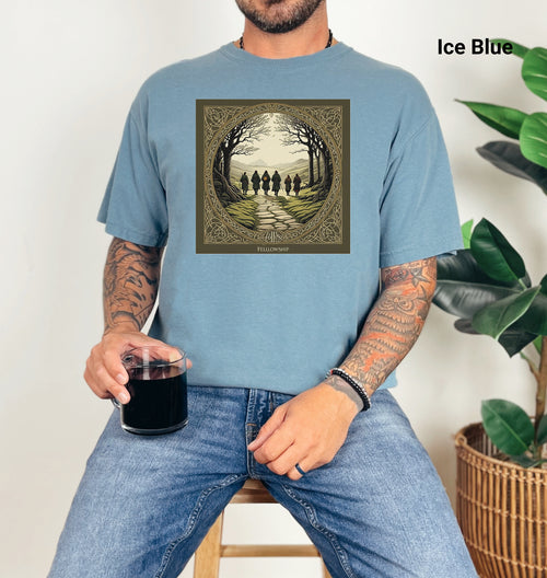 Fellowship T-Shirt, Fantasy Adventure T-Shirt, Middle Earth Tee, Hobbit Style, Epic Quest T-Shirt, Heroic Journey, Adventure, Comfort Colors® Tee