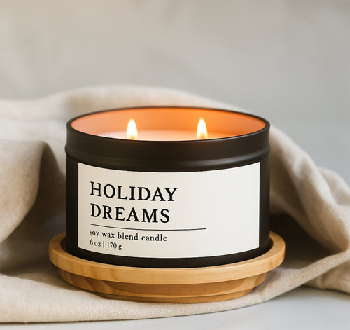 Holiday Dream Soy Wax Blend Candle, 6 oz 2-Wick