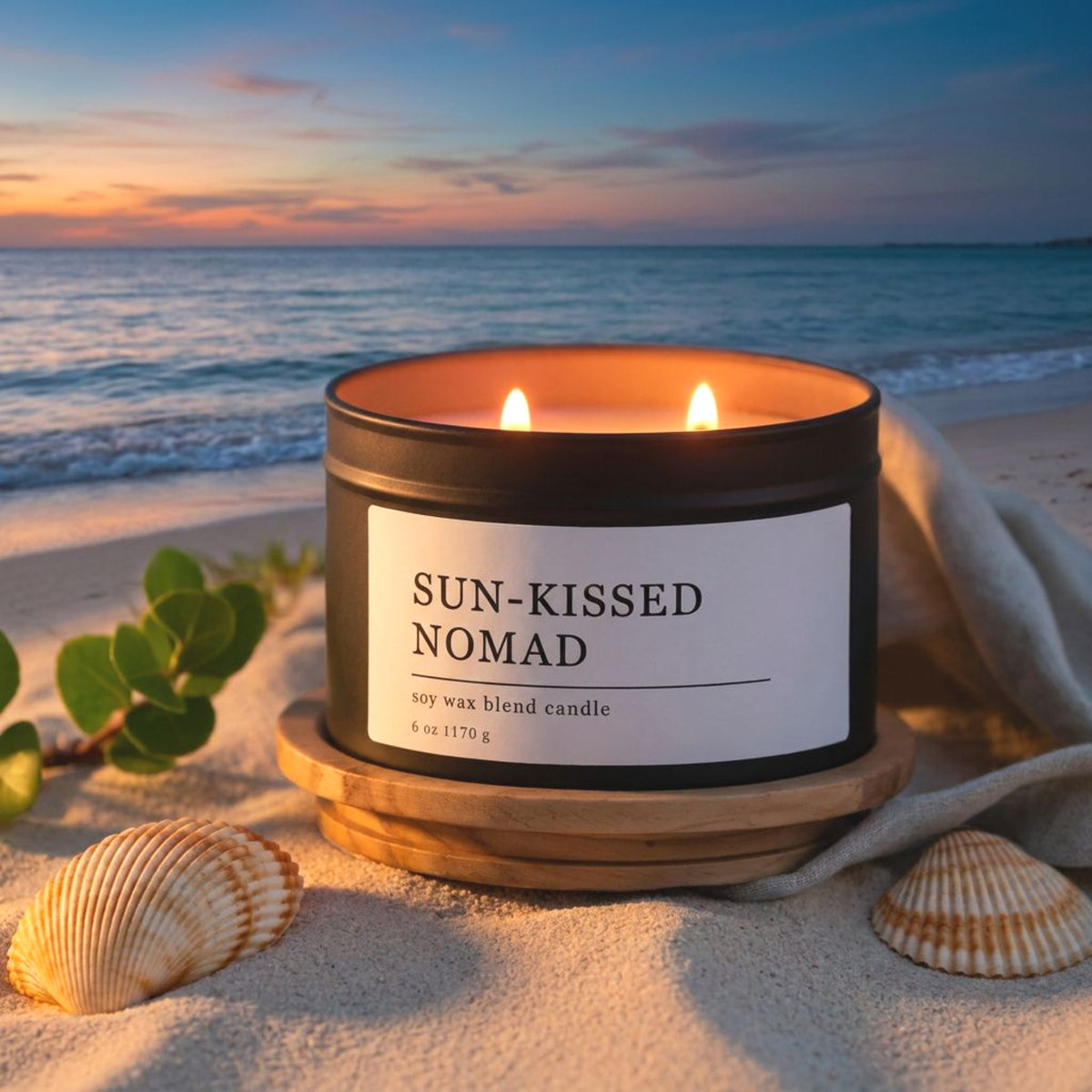 Sun-Kissed Nomad, Mango & Coconut Milk Candle Tropical Boho Scent