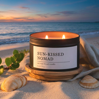 Sun-Kissed Nomad, Mango & Coconut Milk Candle Tropical Boho Scent